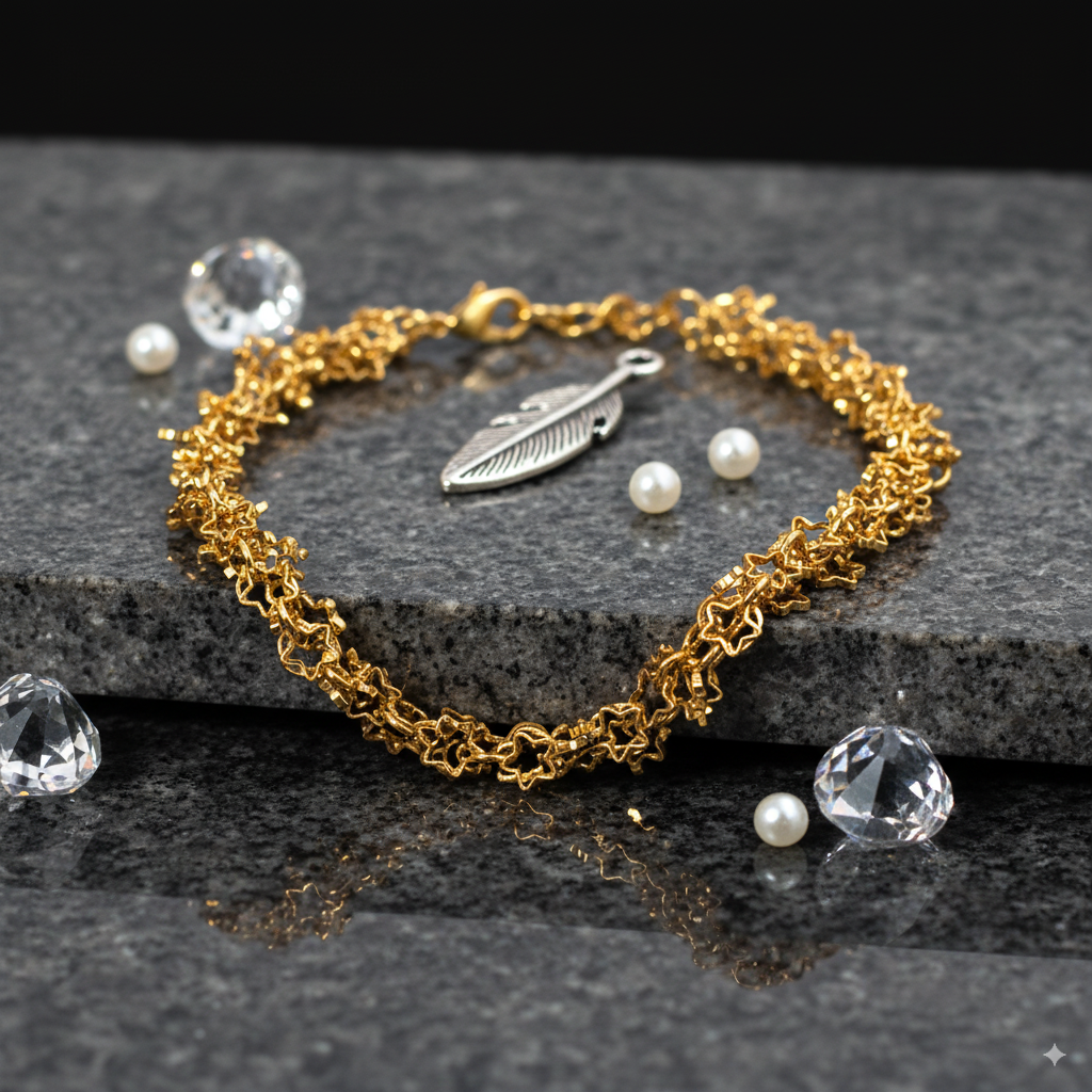 Golden Whisper Star Bracelet