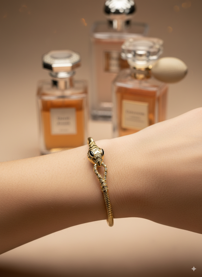 Mystic Serpent Luxe Gold Bracelet