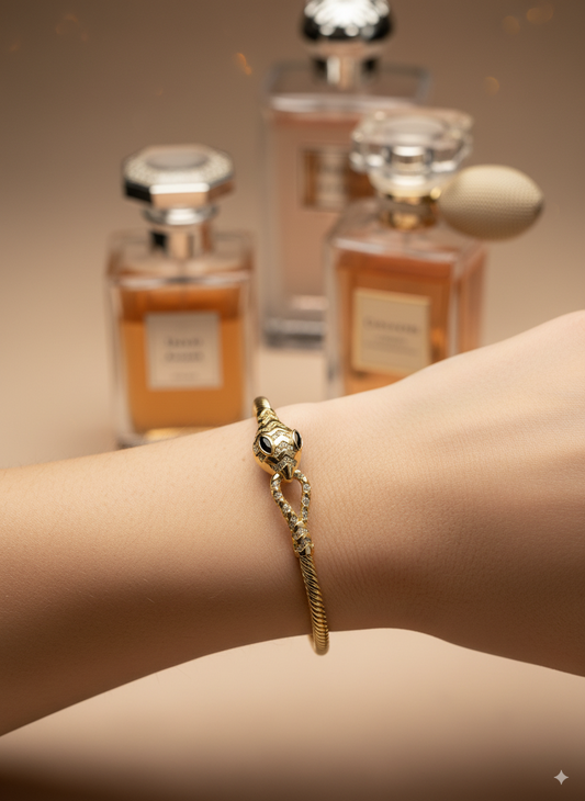 Mystic Serpent Luxe Gold Bracelet