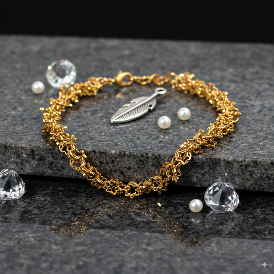 Golden Whisper Star Bracelet