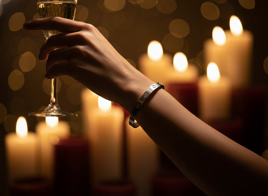 Elegant Silver-Tone Pave Bracelet with Rhinestones - Everyday Luxury & Style