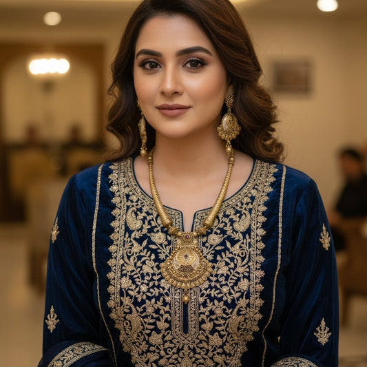 Exquisite Bridal Gold Plated Jewelry Set