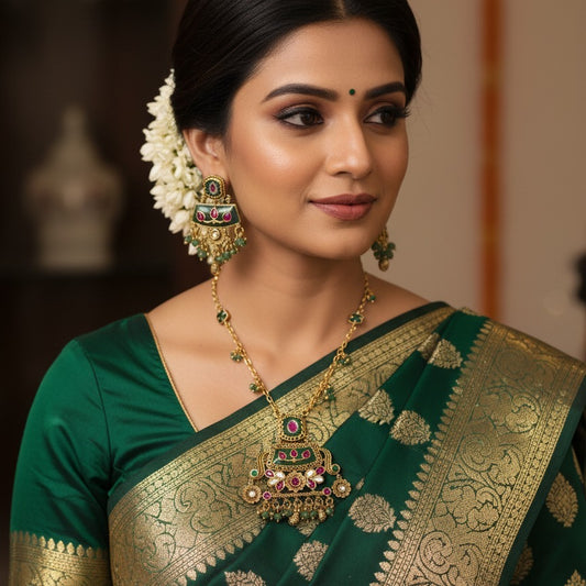 Emerald Heritage Grandeur Bridal Set