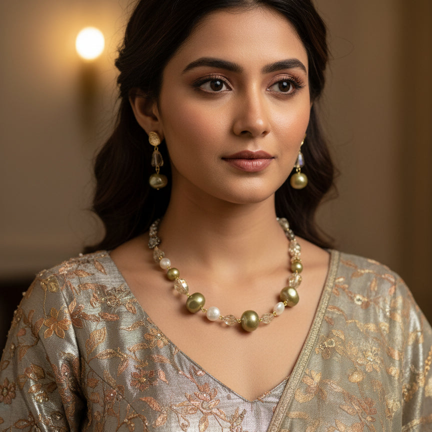 Verdant Pearl & Crystal Radiance Set