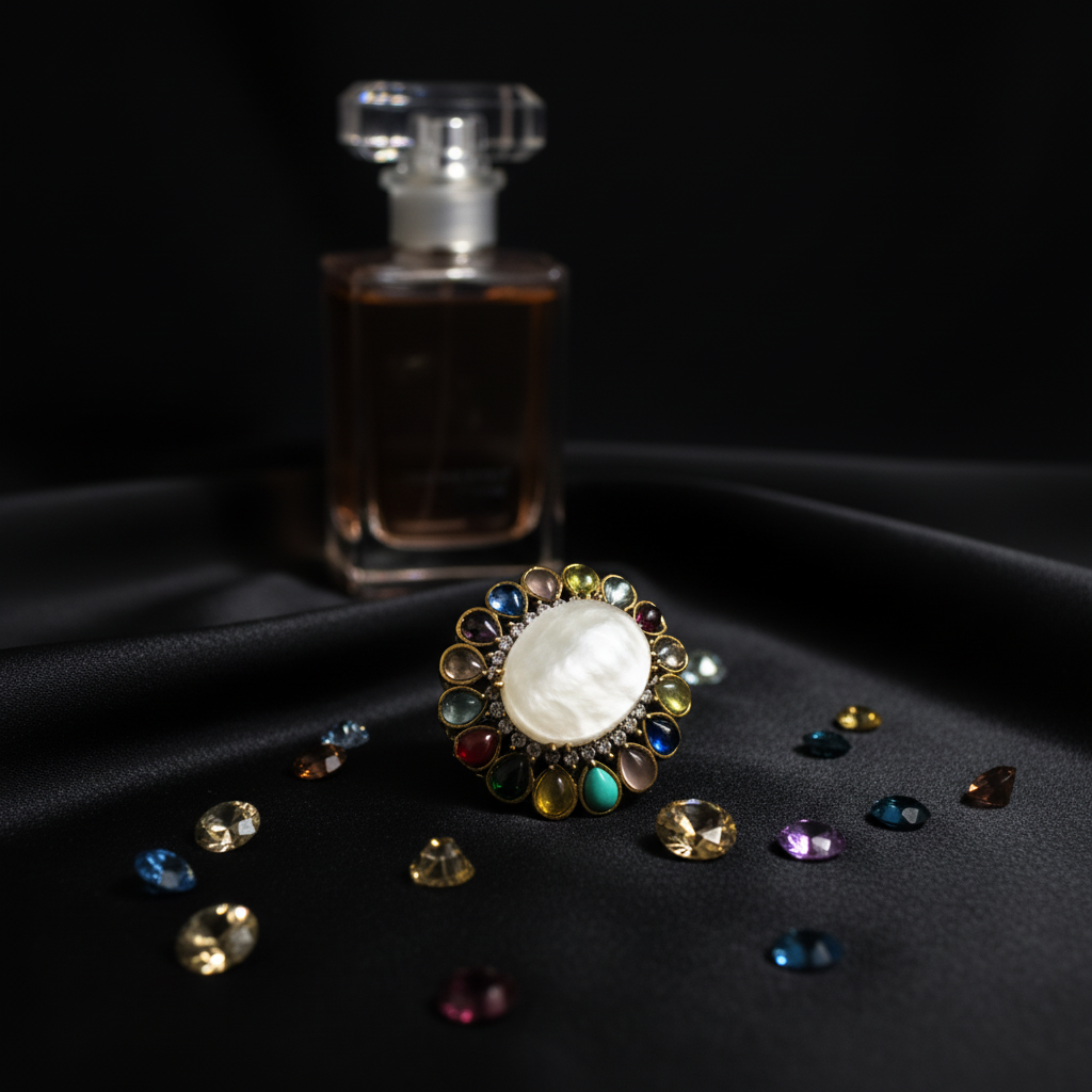 Rainbow Halo Celestial Ring