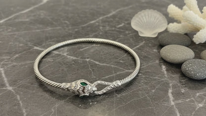 Mystic Serpent Luxe Silver Bracelet