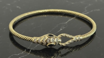 Mystic Serpent Luxe Gold Bracelet